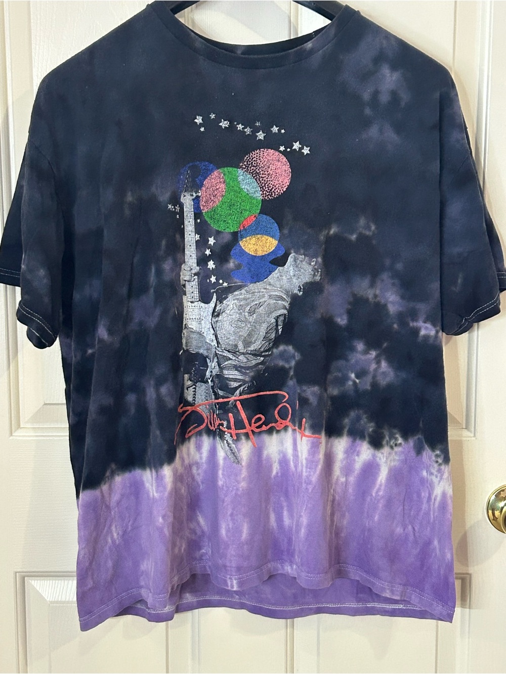 Jimi Hendrix Tie Dye T Shirt XL Authentic Hendrix Graphic Rock Band Tee